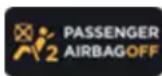 TESLA Model 3 (2019) - Activation/désactivation de l'airbag frontal passager - 2