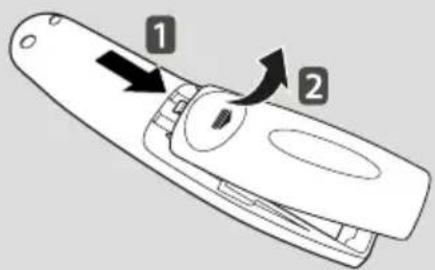 LG ANMR19BA - Instalação das pilhas - 1