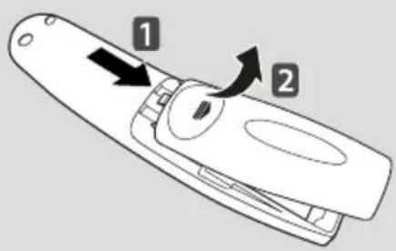 LG ANMR19BA - Installera batterier - 1