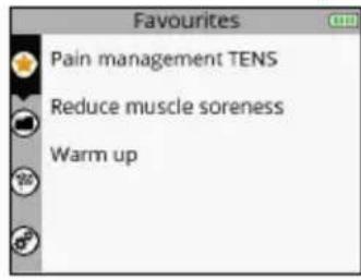 COMPEX SP 6.0 - COMO ACEDER AO MENU FAVOURITES (FAVORITOS) - 1
