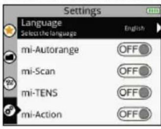 COMPEX SP 6.0 - SELECTIONNER UN PARAMÉTRE - 1
