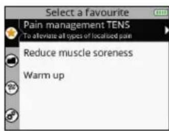 COMPEX SP 6.0 - SELECTIONNER UN PROGRAMME - 1