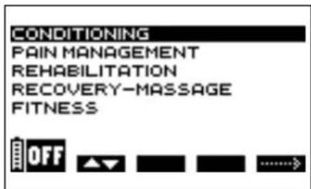 COMPEX SP 4.0 - ELEGIR UNA CATEGORIES - 1