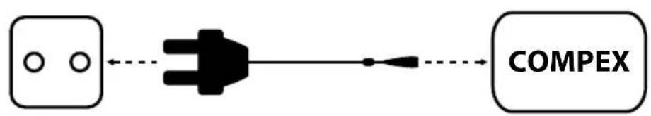 COMPEX SP 4.0 - CHARGER CONNECTION - 1