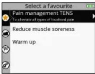 COMPEX Fit 5.0 - VÄLJ PROGRAM - 1