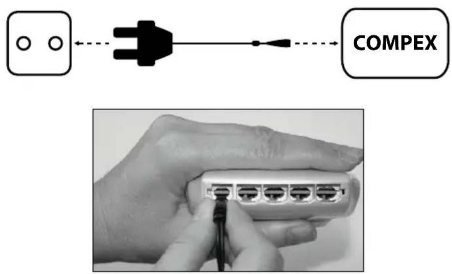 COMPEX Fit 1.0 - CHARGER CONNECTION - 1