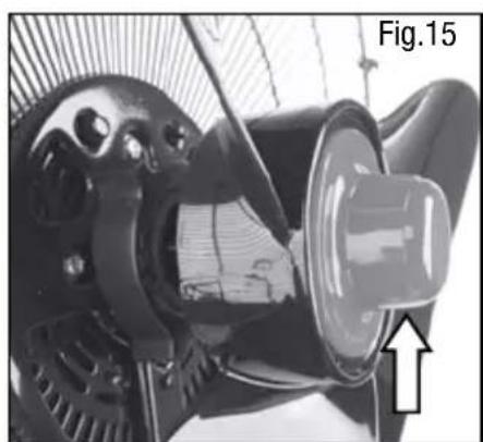 HONEYWELL HSF600W - ASSEMBLAGE DE LA PARTIE SUPérieURE DU VENTILATEUR - 9