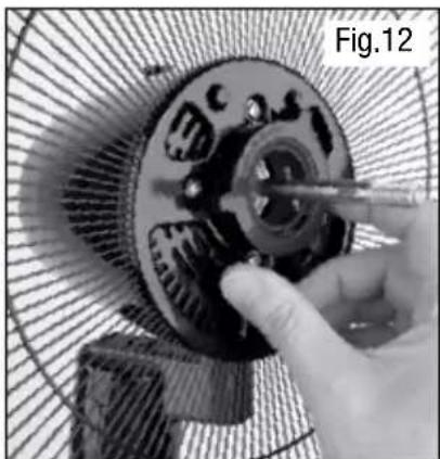 HONEYWELL HSF600W - ASSEMBLAGE DE LA PARTIE SUPérieURE DU VENTILATEUR - 6