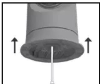 HONEYWELL HYF500 - FIXER LE VENTILATEUR VERTICAL SUR LA BASE - 4