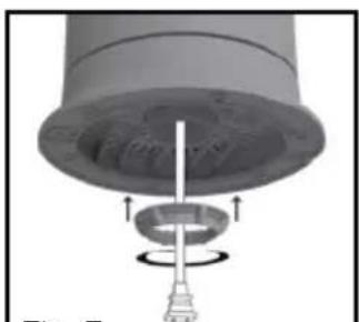 HONEYWELL HYF500 - SECURING THE TOWER FAN TO THE BASE - 5