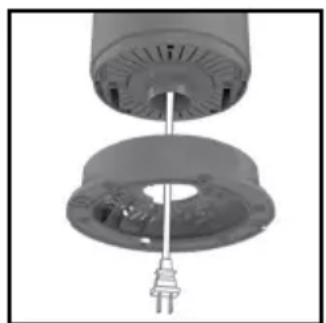HONEYWELL HYF500 - ASEGURAR EL VENTILADOR DE TORRE A LA BASE - 3