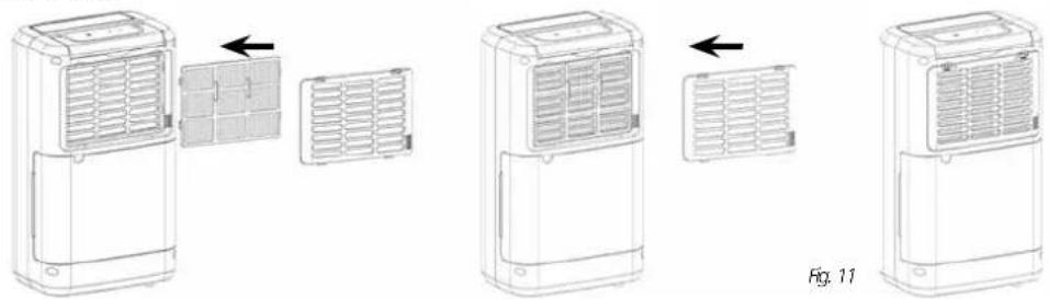 QLIMA D 210 - Applicare il filtro dell'aria - 1