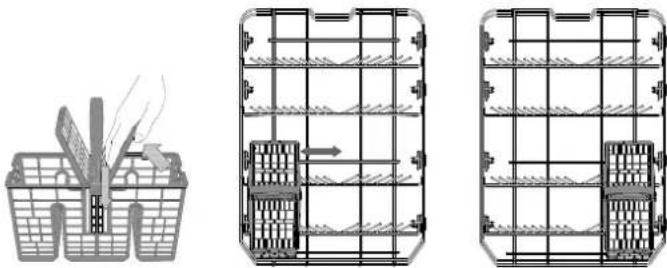 WHIRLPOOL WSFE 2B19 EU - BESTECKKORB - 1