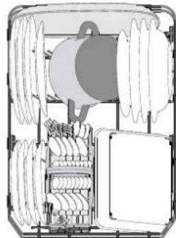 WHIRLPOOL WSFE 2B19 EU - ONDERSTE REK - 1
