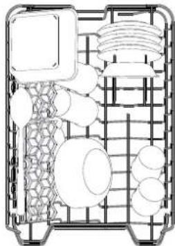 WHIRLPOOL WSFE 2B19 EU - BOVENSTE REK - 1