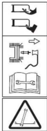 Wolf Garten A 530 A SP HW IS - Symbols on the appliance - 4
