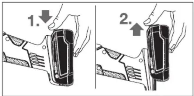 BOSCH AdvancedGrind 18 - Aku eemaldamine - 1