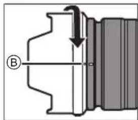 PANASONIC Lumix SX50 - Entfernen einer Gegenlichtblende - 2