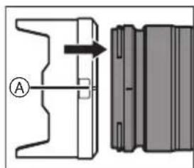 PANASONIC Lumix SX50 - Attaching the lens hood - 2