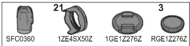 PANASONIC Lumix SX50 - Supplied Accessories - 1