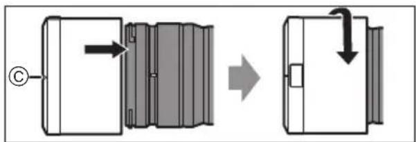 PANASONIC Lumix SR70200 - レンズの取り付け - 4