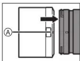 PANASONIC Lumix SR70200 - ■ Installazione del paraluce - 1