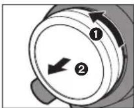 PANASONIC Lumix SR70200 - Mise en place de l'objectif - 1