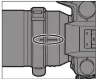 PANASONIC Lumix SR70200 - ■ Anbringen der Stativhalterung - 1