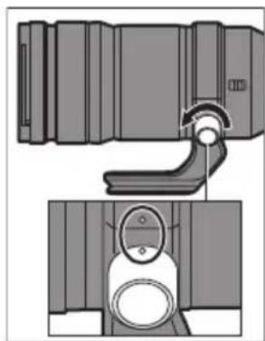 PANASONIC Lumix SR70200 - ■ Rimozione dell'attacco treppiede - 1