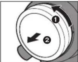 PANASONIC Lumix SR70200 - Aufsetzen des Objektivs - 1