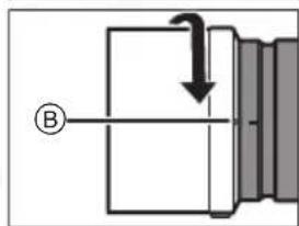 PANASONIC Lumix SR70200 - ■ Unión de la visera del objetivo - 2