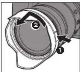 PANASONIC Lumix SR24105 - Retrait d'un parasoleil - 1
