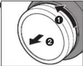PANASONIC Lumix SR24105 - Attaching the Lens - 1