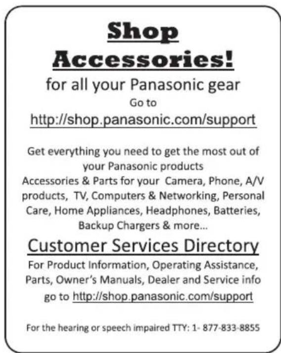 PANASONIC Lumix SR24105 - Limited Warranty Limits and Exclusions - 1