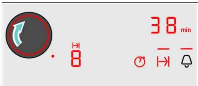 NEFF VSPYR611MC - Setting the cooking time - 2