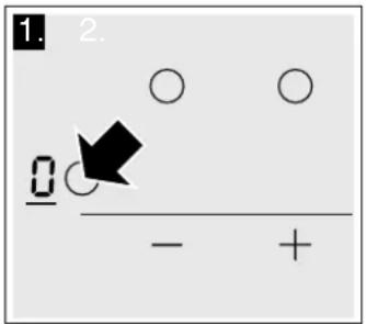 NEFF T18BD36N0 - Setting the heat setting - 1