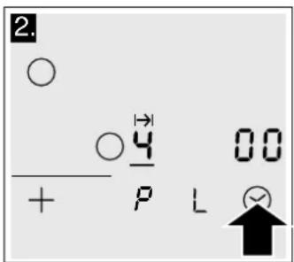 NEFF XB48P - Setting the cooking time - 1