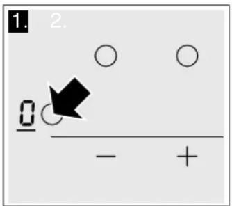 NEFF XB48P - Setting the heat setting - 1