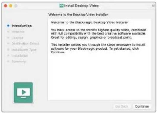 Blackmagic Design DeckLink 8K Pro - Mac OS Installation - 1