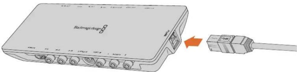 Blackmagic Design DeckLink 8K Pro - USB 3.0 üzerinden Baglanma - 1