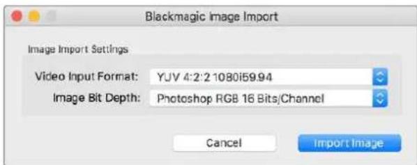 Blackmagic Design DeckLink 8K Pro - 将图像导入Photoshop CC - 1