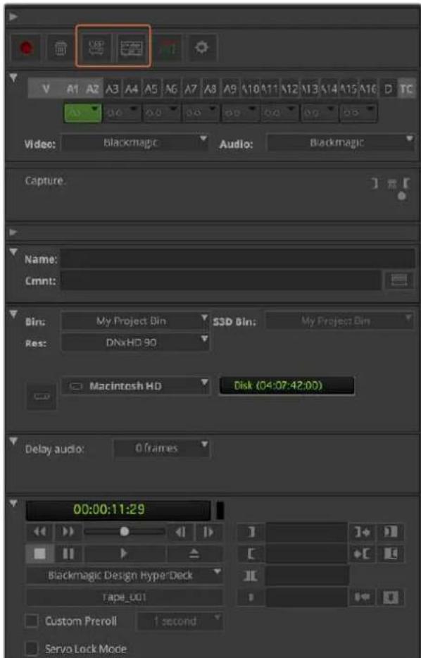 Blackmagic Design DeckLink 8K Pro - Como capturar com controle de deck em tempo real: - 1