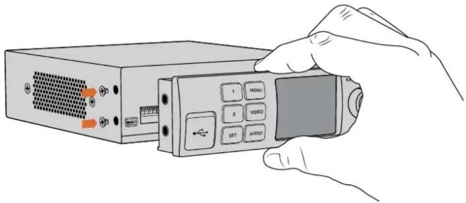 Blackmagic Design DeckLink 8K Pro - Attaching a Teranex Mini Smart Panel - 1