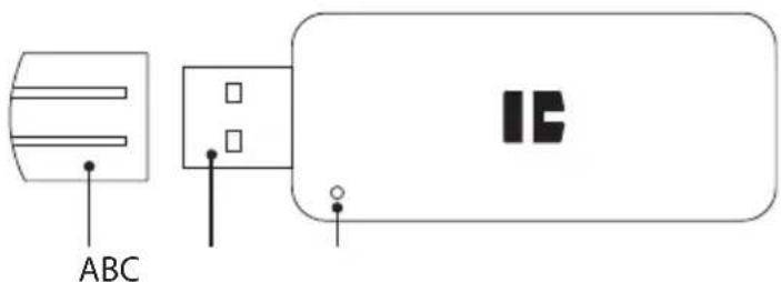 TrekStor i.Gear SSDStick Prime - Controls and ports - 1