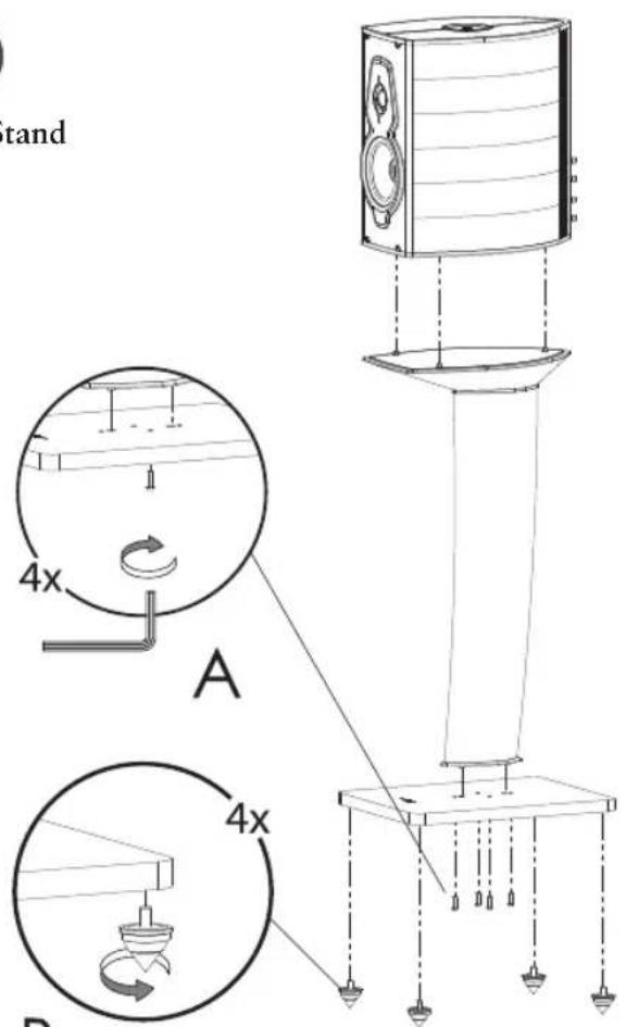 Sonus Faber Homage Tradition - ILLUSTRAZIONI - SUPPORT DRAWINGSABBILDUNGEN - ILLUSTRATIONS - 13