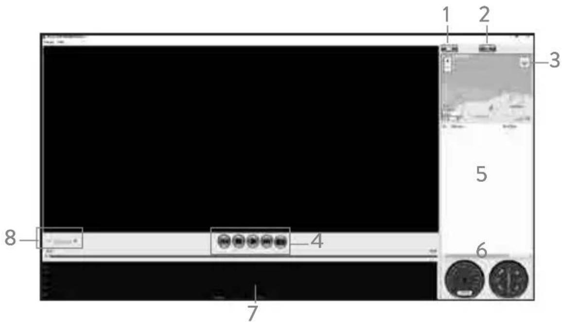 MIDLAND Street Guardian GPS Plus - Utiliser le logiciel de lecture: - 2