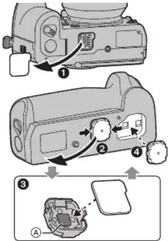 PANASONIC Lumix DMWBGS1 - Installazione sulla fotocamera digitale e rimozione alla stessa - 1