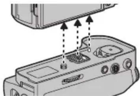 PANASONIC Lumix DMWBGS1 - Mounting on and removing from the digital camera - 2