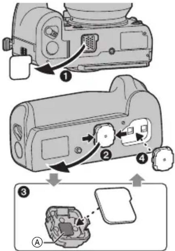 PANASONIC Lumix DMWBGS1 - Mise en place et retrait sur l'ordinateil photo numérique - 1