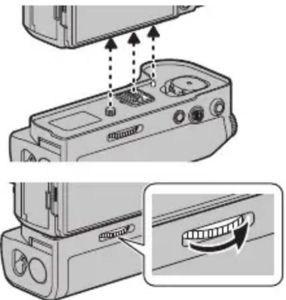 PANASONIC Lumix DMWBGS1 - Anbringen und Entfernen von der Digital-Kamera - 2